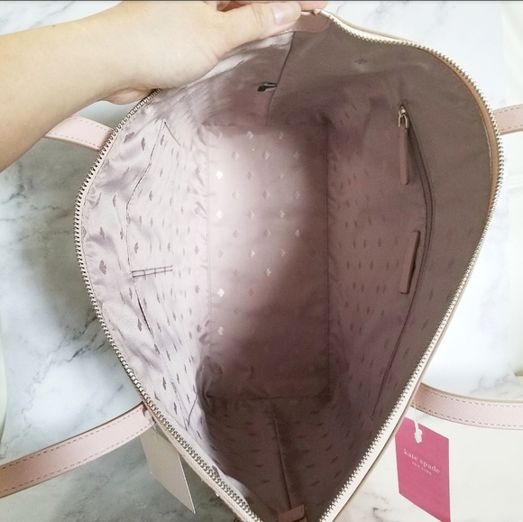 🍒NWT🍒 KATE SPADE GLITTER TOTE & BOXED WALLET SET - Picture 5 of 8